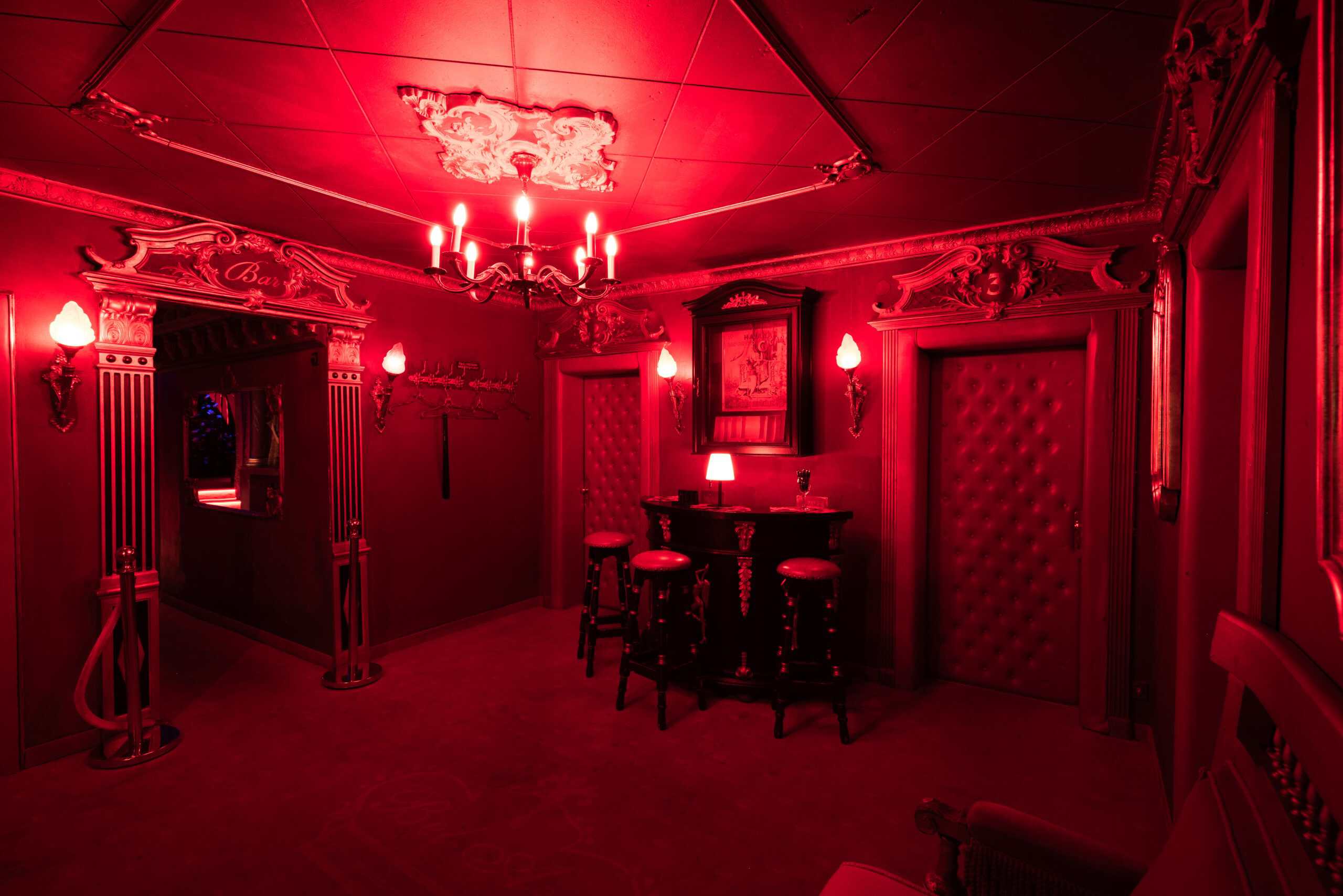 Innenansicht der Romantic Lounge Stundenhotel Muenchen